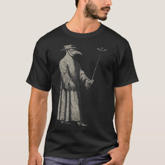 T-shirt Masque de médecin de la peste Médiéval Steampunk V