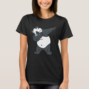 T-shirt Masque de Panda Dabbing