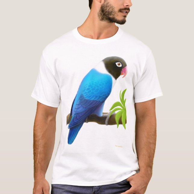 T-shirt masqué de perruche (Devant)