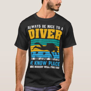 T-shirt Masque de plongée Divers Snorkel Palmes Pour Homme
