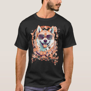 T-shirt Masque de samouraï japonais Bushido Armure Katana