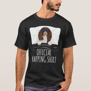 T-shirt Masque de sommeil noir Springer anglais espagnol o