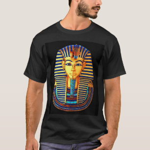 T-shirt Masque d'or de l'ancien pharaon égyptien Tutankham