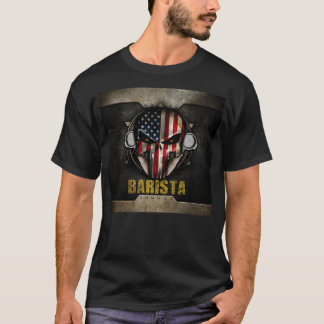 T-shirt Masque Drapeau Barista US