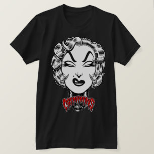 T-shirt Masque en caoutchouc Bizarre