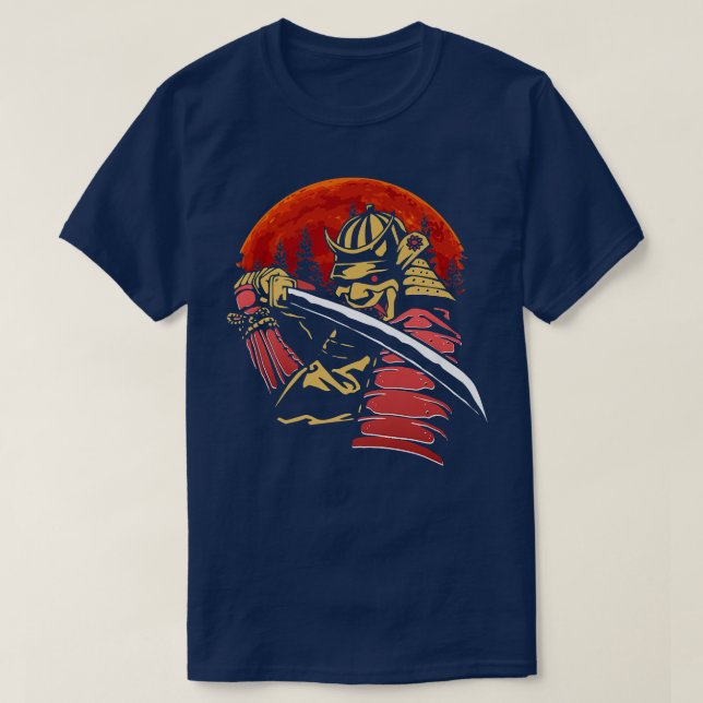 T-shirt Masque Hannya samurai Samurai (2) (Design devant)