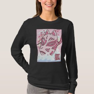 T-shirt Masque Kitsune japonais esthétique Masque Fox Cher