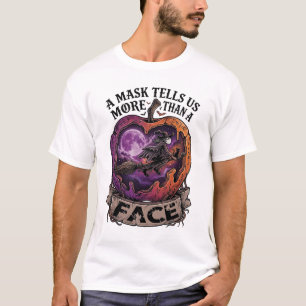 T-shirt Masque Nous En Dit Plus Que Le Visage Halloween So