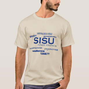 T-shirt Masque visage SISU bravoure tenacité