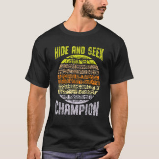 T-shirt Masquer Et Chercher Champion