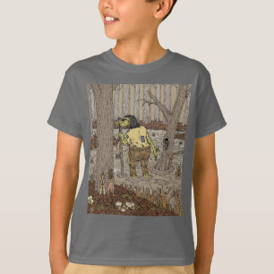 T-shirt Masquer le troll de fond d'âne