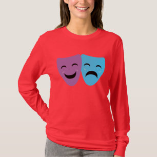 T-shirt Masques de drame