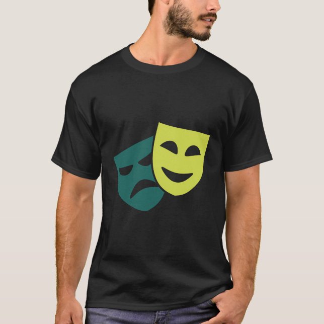 T-shirt Masques de théâtre (Devant)