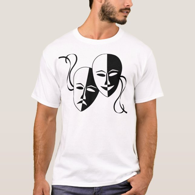 T-shirt Masques de théâtre (Devant)