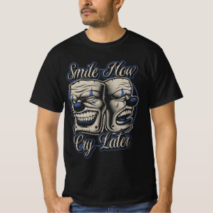 T-shirt " Masques d'illustration colorés Chicano Tattoo"