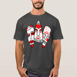T-shirt Masques ethniques traditionnels