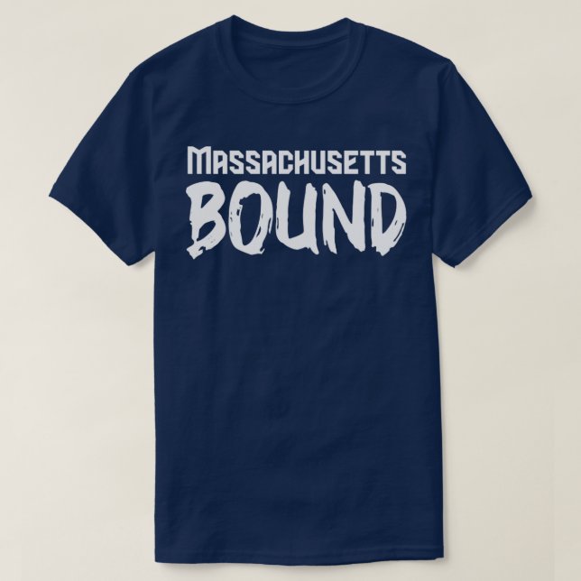 T-shirt Massachusetts cadeau émouvant (Design devant)