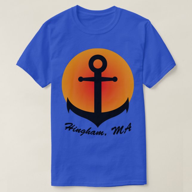 T-shirt Massachusetts de Hingham (Design devant)
