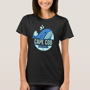 T-shirt Massachusetts de Whale Cape Cod