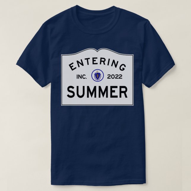 T-shirt Massachusetts Été 2022 (Design devant)