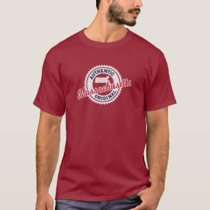 T-SHIRT MASSACHUSETTS - ORIGINAL AUTHENTIQUE - COULEUR SOX
