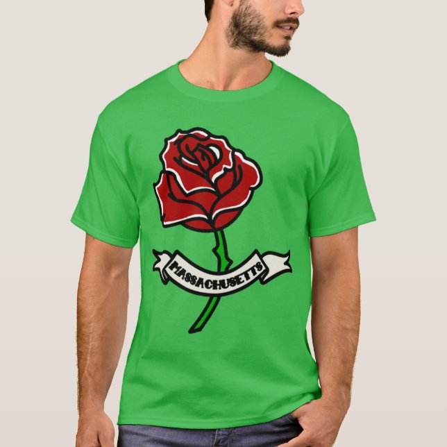 T-shirt Massachusetts Surdimensionné 5 (Devant)