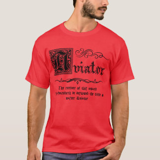 T-shirt Master Aviator médiéval