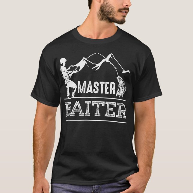 T-shirt Master Baiter Fishing  (Devant)