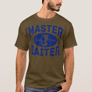 T-shirt Master Baiter Vintage Basse Pêcheur Pêcheur Hommes