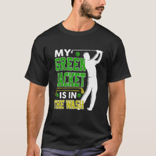 T-shirt Master Golf Joueur Ma Veste Vert Dans Le W