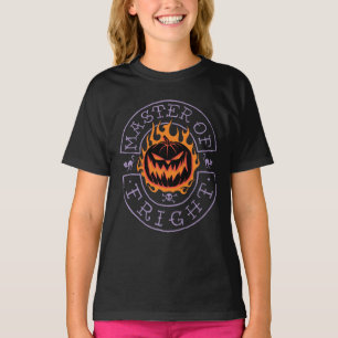T-shirt Master of Fright - Tête Citrouille flamboyante