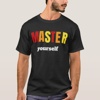 T-shirt Master Yourself – Discipline & Self-Control Motiva