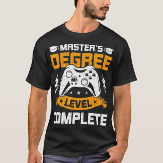 T-shirt Masters Niveau Complet Jeu de Joueur Vidéo Jeux