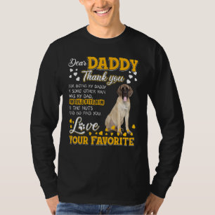 T-shirt Mastiff Anglais Cher Papa Merci D'Être Mon