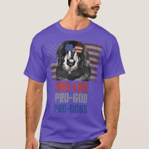 T-shirt Mastiff Anti-avortement Pro God Pro Chiens Premium