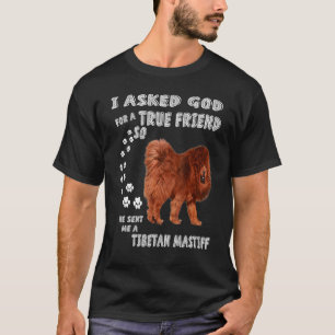 T-shirt Mastiff Lion Chien Maman, Mastiff Papa Art, Tibéta