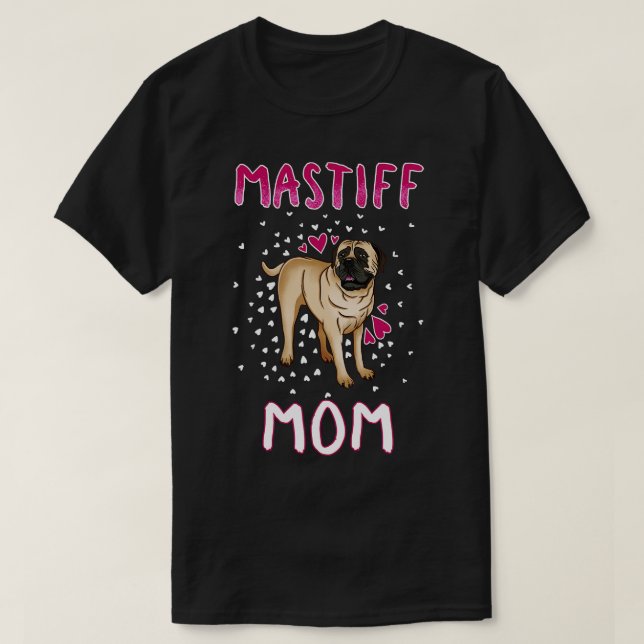 T-shirt Mastiff Maman (Design devant)