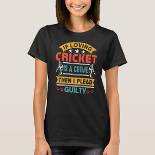 T-shirt Match De Cricket Pour Joueur De Cricket Et Coach D