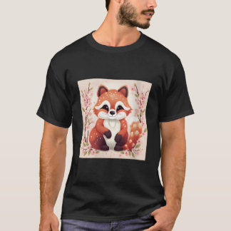T-shirt Match Made In Heaven Red Pandas And Cherry Blossom