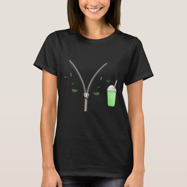T-shirt Matcha And Quarter Zips Meme Est 2025 Funny Gift M (Devant)