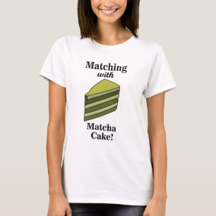 T-shirt Matcha Gâteau Nourriture drôle