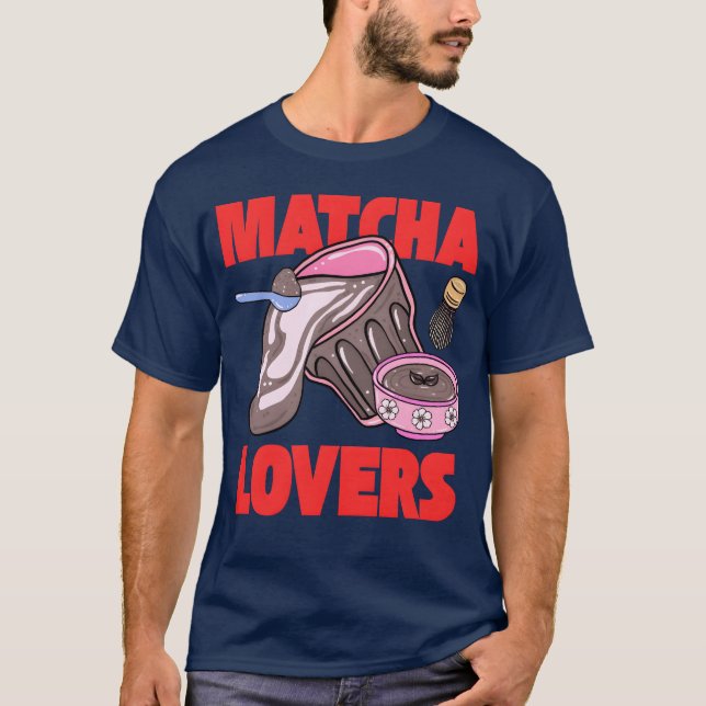 T-shirt Matcha Lovers retro (Devant)