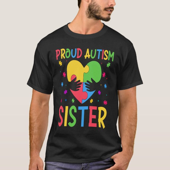 T-shirt Matching Family Autism Awareness Month Proud Autis (Devant)