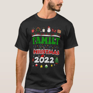 T-shirt Matching Family Christmas 2022 Team Santa Elf Squa