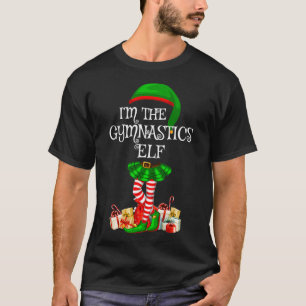 T-shirt Matching Family Group Je suis The Gymnastics Elf C