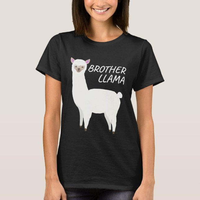 T-shirt Matching Family Llama Brother Llama pour Bro (Devant)