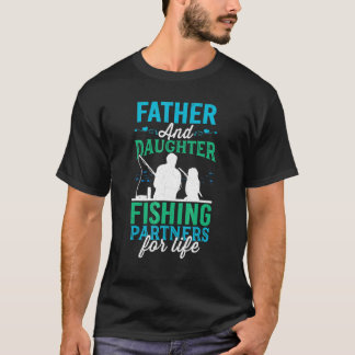 T-shirt Matching Fish Fishing Dad Retro