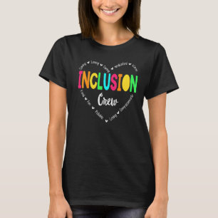 T-shirt Matching Inclusion Crew Enseignant d'éducation spé
