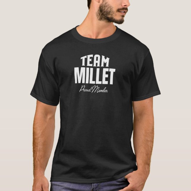T-shirt Matching Team Millet Fier Membre Famille Millet (Devant)