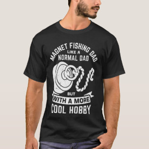 T-shirt Matériel d'aventure de pêche à l'aimant excitant e